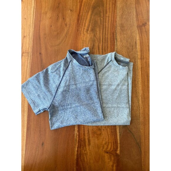 Rhone Other - 2- Rhone Reign Short Sleeve Athletic Shirts Size Medium, Gray & Blue